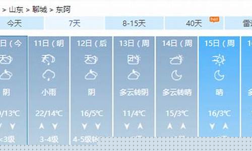 东阿天气预报7天查询_东阿天气预报